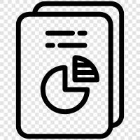 papers, report, writing, research icon svg