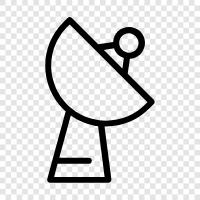 Parabolic reflector, Parabolic dish, Parabolic antenna design, Par icon svg