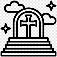 paradise, afterlife, heaven s door, guardian angel icon svg