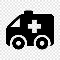 paramedic, EMS, medical transport, Ambulance icon svg