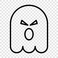 Paranormal, Haunted, Ghost Stories, Ghost Hunting icon svg