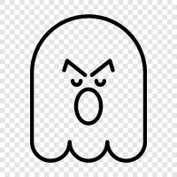 paranormal, hauntings, ghost stories, ghost hunting icon svg