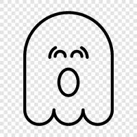 Paranormal, Haunted, Ghost Stories, Ghost Hunter icon svg