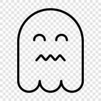 Paranormal, Ghost Hunting, Ghost Photo, Ghost Videos icon svg