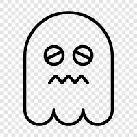 Paranormal, Ghost Hunting, Haunted Houses, Spirits icon svg