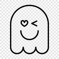 Paranormal, hauntings, ghost hunting, ghost stories icon svg