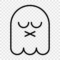 paranormal, hauntings, ghost stories, ghost hunting icon svg