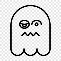 Paranormal, Spirit, hauntings, ghost stories icon svg