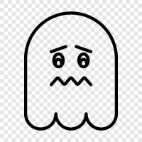 paranormal, hauntings, ghosts, spooky icon svg