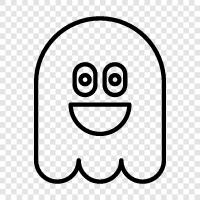 paranormal, hauntings, haunted houses, ghost stories icon svg