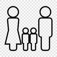 parental, parenting, children, siblings icon svg