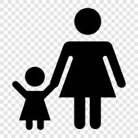 Parenting, Relationship, Female bonding, Feminism icon svg