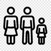 Parenting, Children, Siblings, Grandparents icon svg