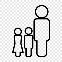 Parenting, Children, Grandchildren, Siblings icon svg