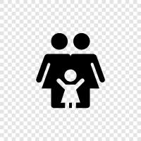 parenting, siblings, parents, children icon svg