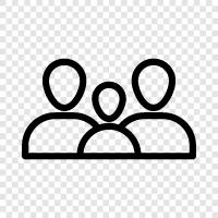 parents, children, siblings, cousins icon svg