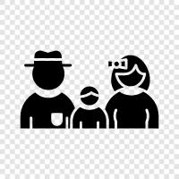 Parents, Children, Siblings, Aunts icon svg