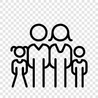 parents, children, siblings, cousins icon svg