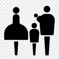 parents, kids, siblings, family icon svg