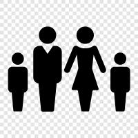 Parents, Children, Siblings, Aunts icon svg