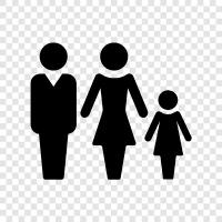 parents, children, siblings, relatives icon svg