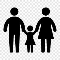 parents, children, siblings, cousins icon svg