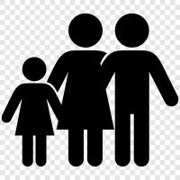 parents, children, siblings, relatives icon svg