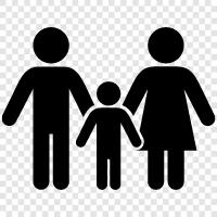 parents, children, siblings, relatives icon svg