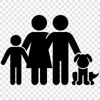 parents, children, siblings, relatives icon svg