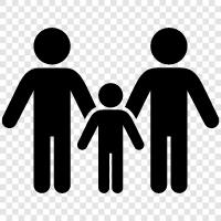 parents, children, siblings, cousins icon svg