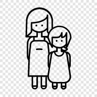 parents, children, siblings, cousins icon svg