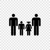 parents, kids, siblings, grandparents icon svg