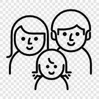 parents, children, siblings, relatives icon svg