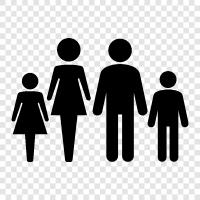 parents, children, siblings, relatives icon svg