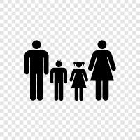 Parents, Kids, Siblings, Grandparents icon svg