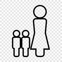 parents, children, siblings, cousins icon svg