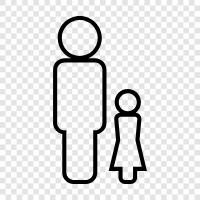 parents, children, siblings, aunts icon svg