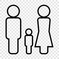 parents, children, siblings, parentsin-law icon svg