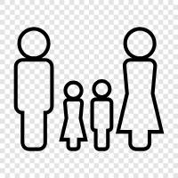 parents, children, siblings, cousins icon svg