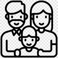 Parents, Siblings, Children, Family icon svg