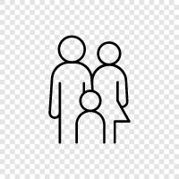 Parents, Children, Siblings, Grandparents icon svg