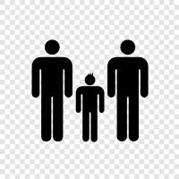 parents, children, siblings, relatives icon svg