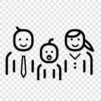 parents, children, siblings, relatives icon svg