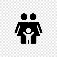 parents, children, siblings, families icon svg