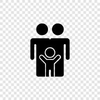 Parents, Children, Siblings, Grandparents icon svg