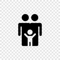 parents, children, siblings, relatives icon svg