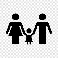 parents, children, siblings, aunts icon svg