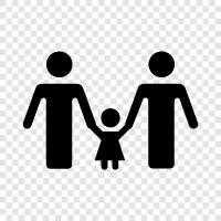 parents, children, siblings, aunts icon svg