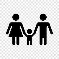 Parents, Children, Siblings, Aunts icon svg