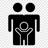 parents, children, siblings, cousins icon svg